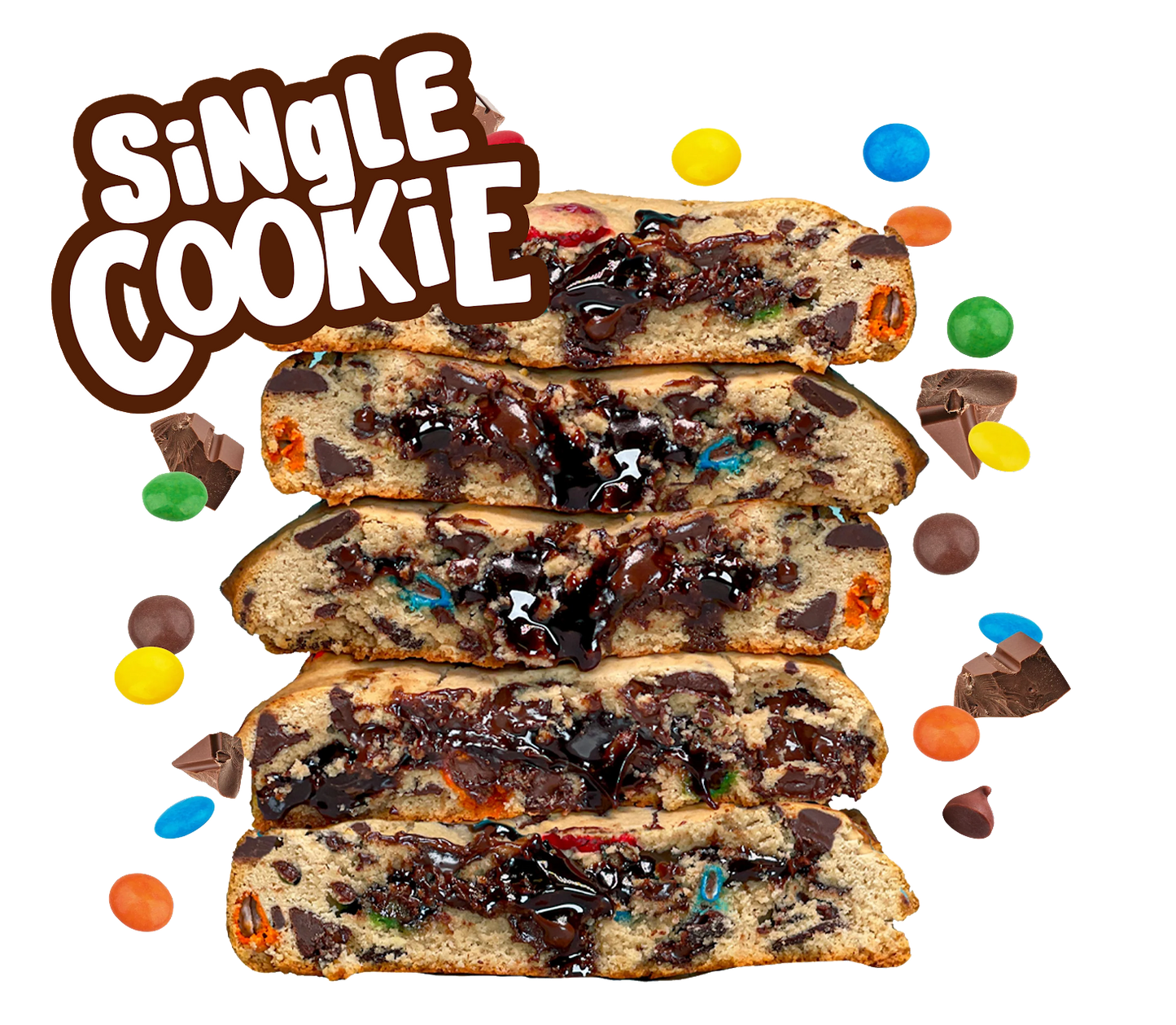 Chocolate Candy Ganache Protein Cookie