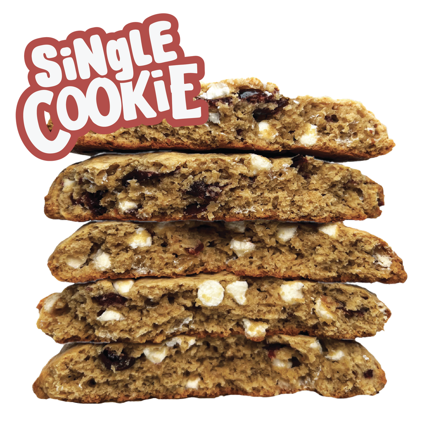 Oatmeal Cranberry Yogurt Chip Protein Cookie