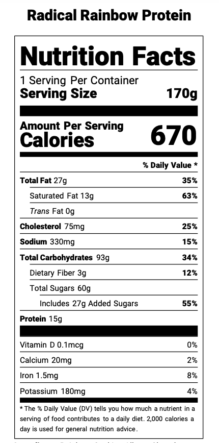 Radical Rainbow Protein