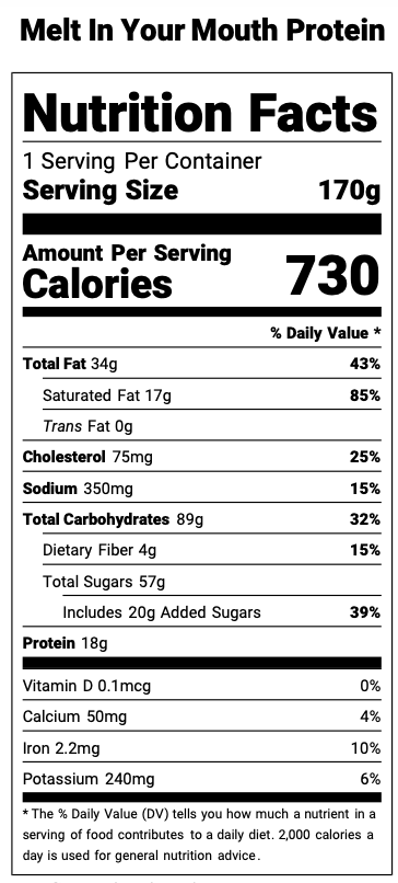 Melt In Your Mouth Protein