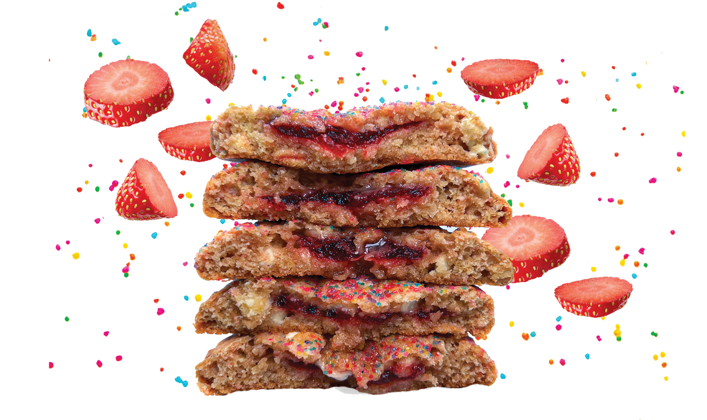 Strawberry Toaster Pastry Protein Cookie
