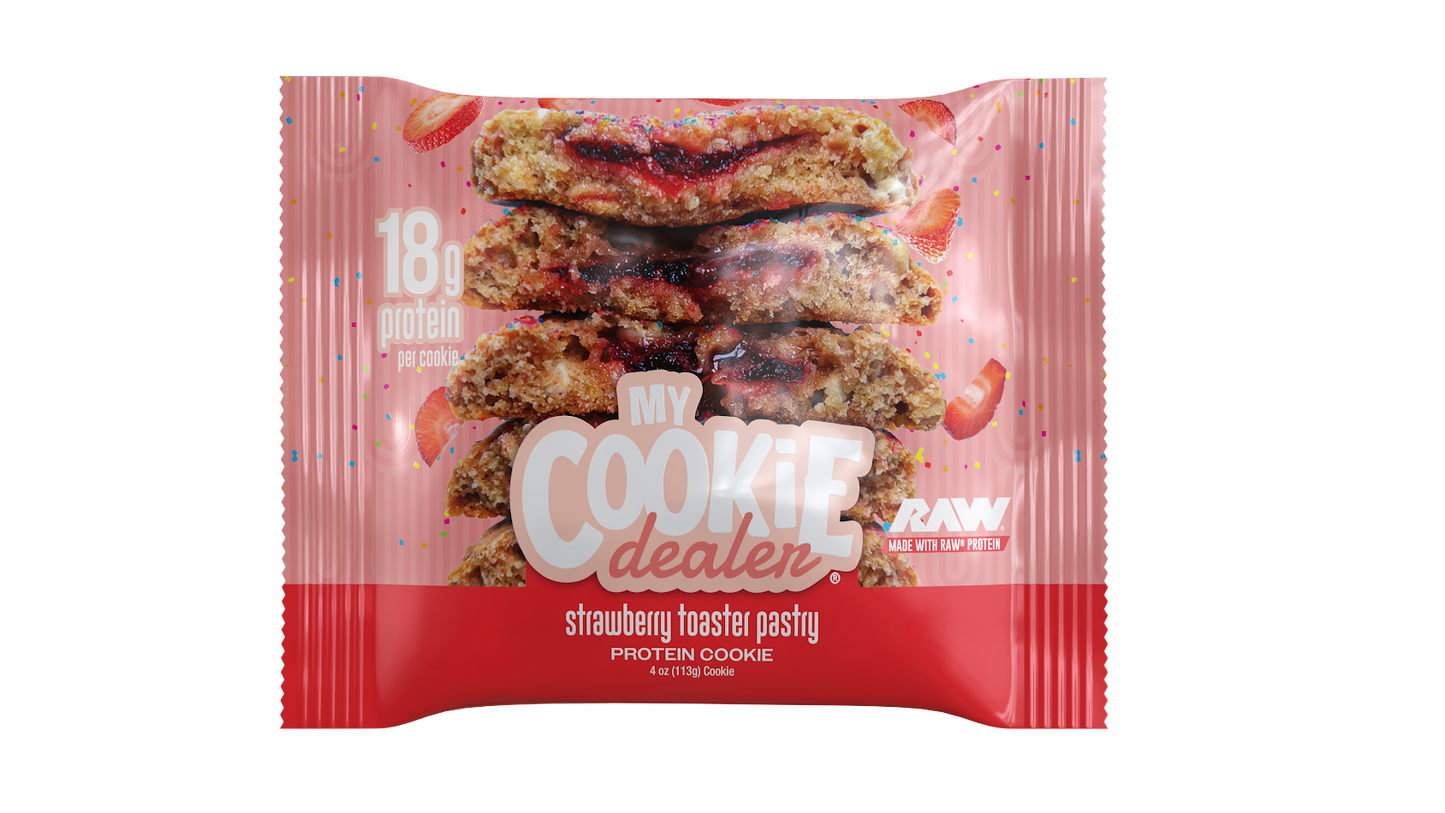 Strawberry Toaster Pastry Protein Cookie